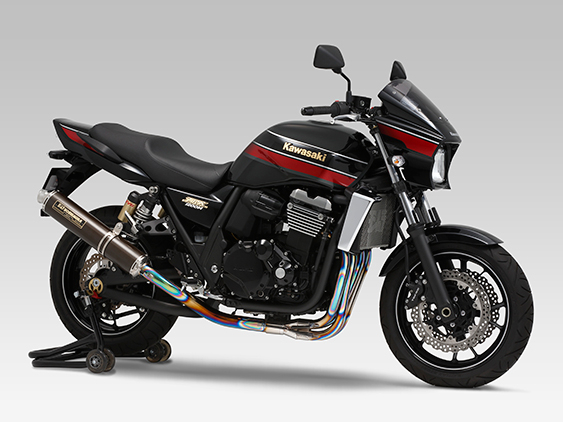YOSHIMURA ZRX400 チタンサイクロンフルエキ ヨシムラ製ZRX400 マフラー 社外 中古 バイク 部品 ZR400E 4-1