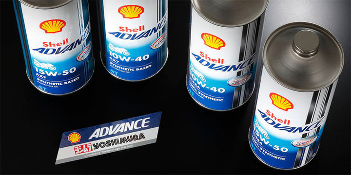 Shell ADVANCE 4T 15W-50 12缶セット Shell Advance 4T AX5