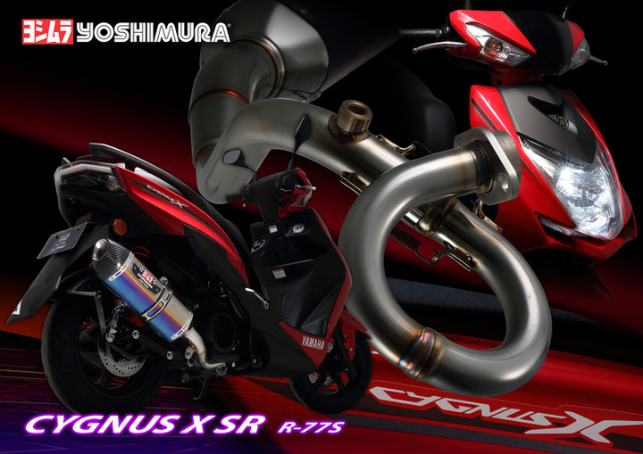 YOSHIMURA BLOG : シグナスX SR(2016) R-77Sサイクロン 製品紹介！