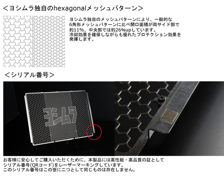 YOSHIMURA BLOG : CBR250RR (2017) ラジエターコアプロテクター発売開始！
