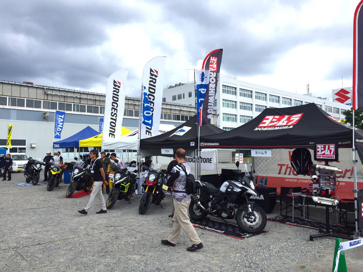 YOSHIMURA BLOG : V-Strom1000 Slip-On HEPTA FORCE サイクロン EXPORT