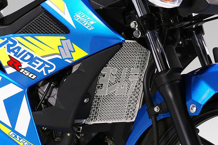 YOSHIMURA BLOG : GSX-R125/150(18)、GSX-S125/150(18)、RAIDER R150 FI ラジエター コアプロテクター初回出荷！！