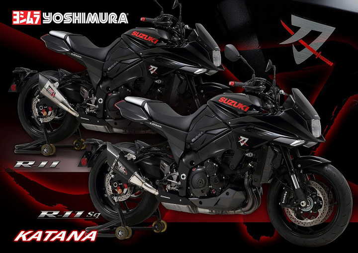 △最後1台！未開封！超絶版！赤！Yoshimura 1/12 ヨシムラ スズキ 刀 KATANA