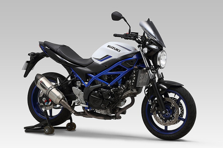 YOSHIMURA ALPHA マフラー　SV650 YOSHIMURA BLOG : SV650 ABS ウインドアーマー受注開始