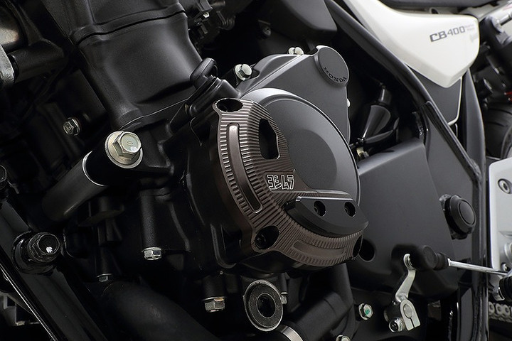 YOSHIMURA BLOG : CB400SF/SB(14-18)エンジンケースガードKIT