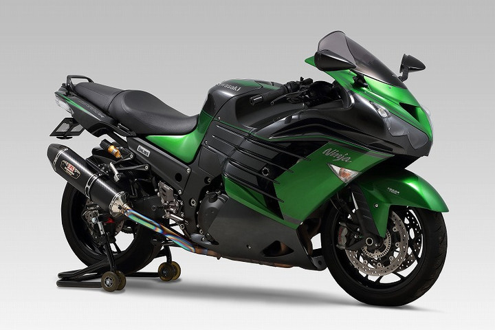 YOSHIMURA BLOG : Ninja ZX-14R Slip-On R-77J Slip-On HEPTA FORCE