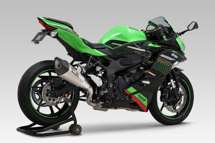 YOSHIMURA BLOG : Ninja ZX-25R 機械曲R-11フルエキゾーストマフラー 